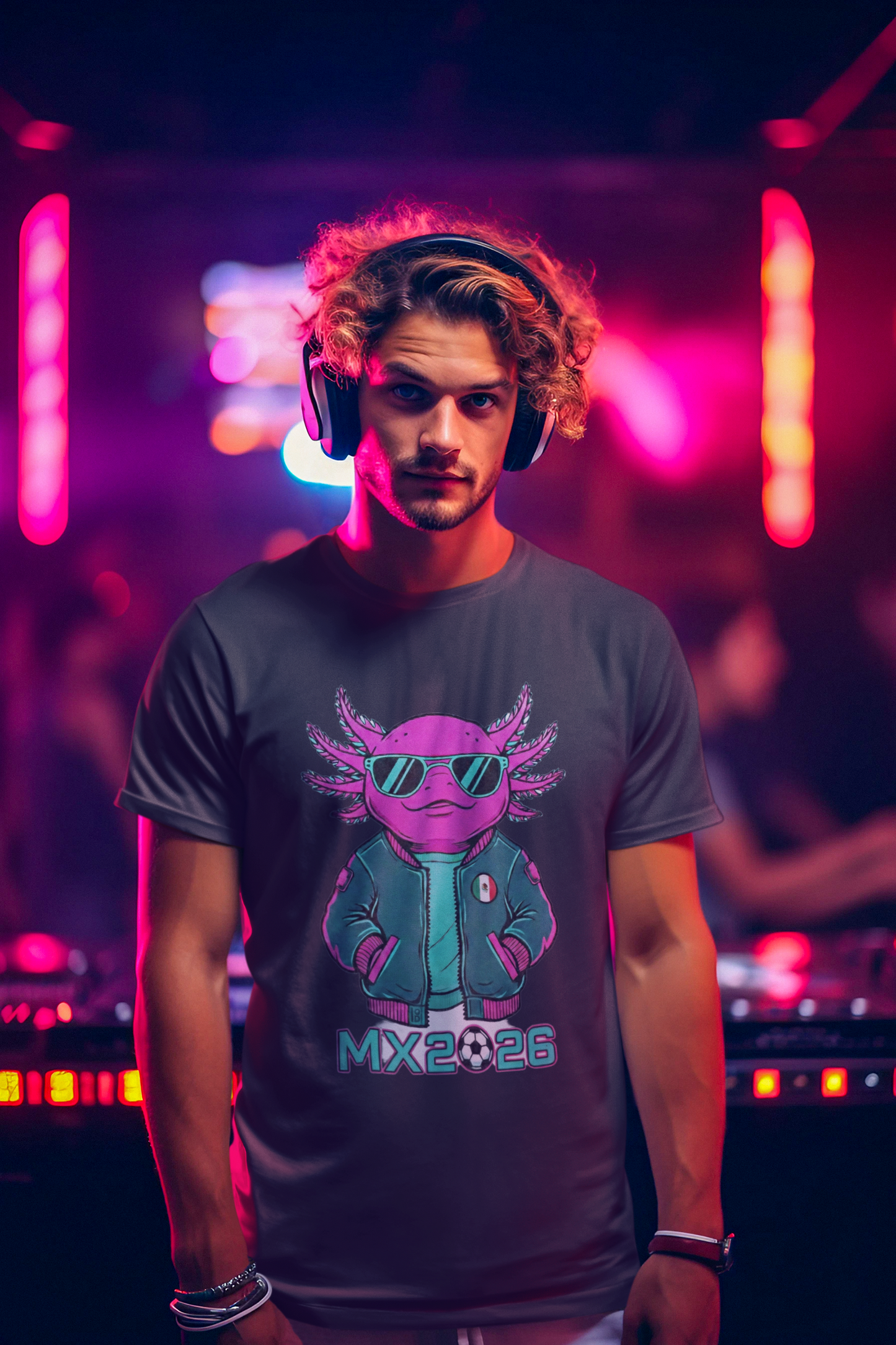 KROMA Playera Negra y Blanca — Ajolote Cyber | Cyber-México Streetwear