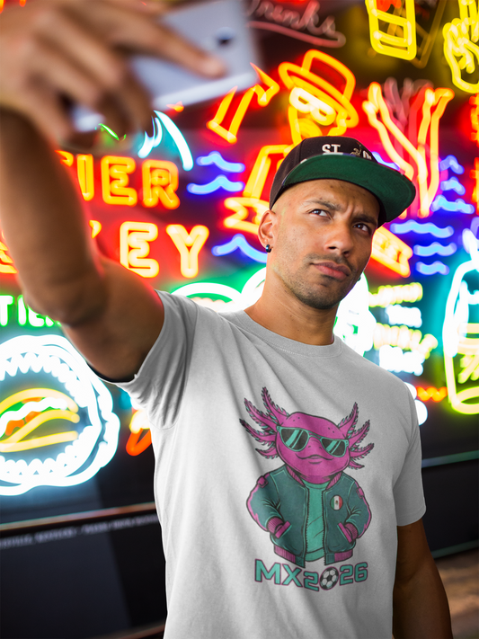 KROMA Playera Negra y Blanca — Ajolote Cyber | Cyber-México Streetwear